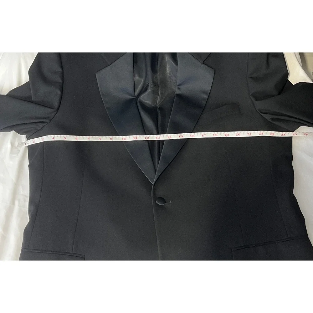Burberry London Men's Black Wool‎ Tuxedo Jacket Formal Evening Wear 43L